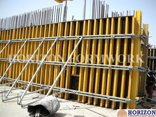 Professional Concrete Wall Forming Systems With H20 Beam And Steel Walers