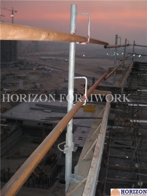 Échafaudage de sécurité tubulaire rail de protection Q235 tube en acier 1,5 m de hauteur empêcher la chute