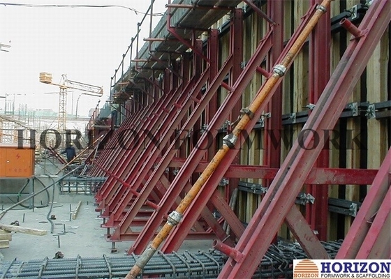 8.9m hauteur murs en béton à face unique Q235 canal d'acier OEM disponible