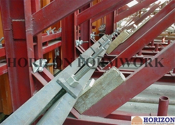 8.9m hauteur murs en béton à face unique Q235 canal d'acier OEM disponible