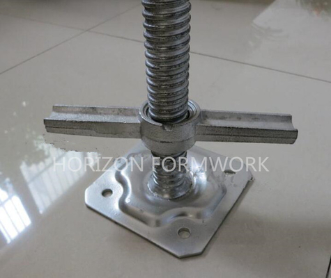 Bs1139 Échafaudage à vis réglable OEM U Head Jack Base pour le système de boucle d'enroulement